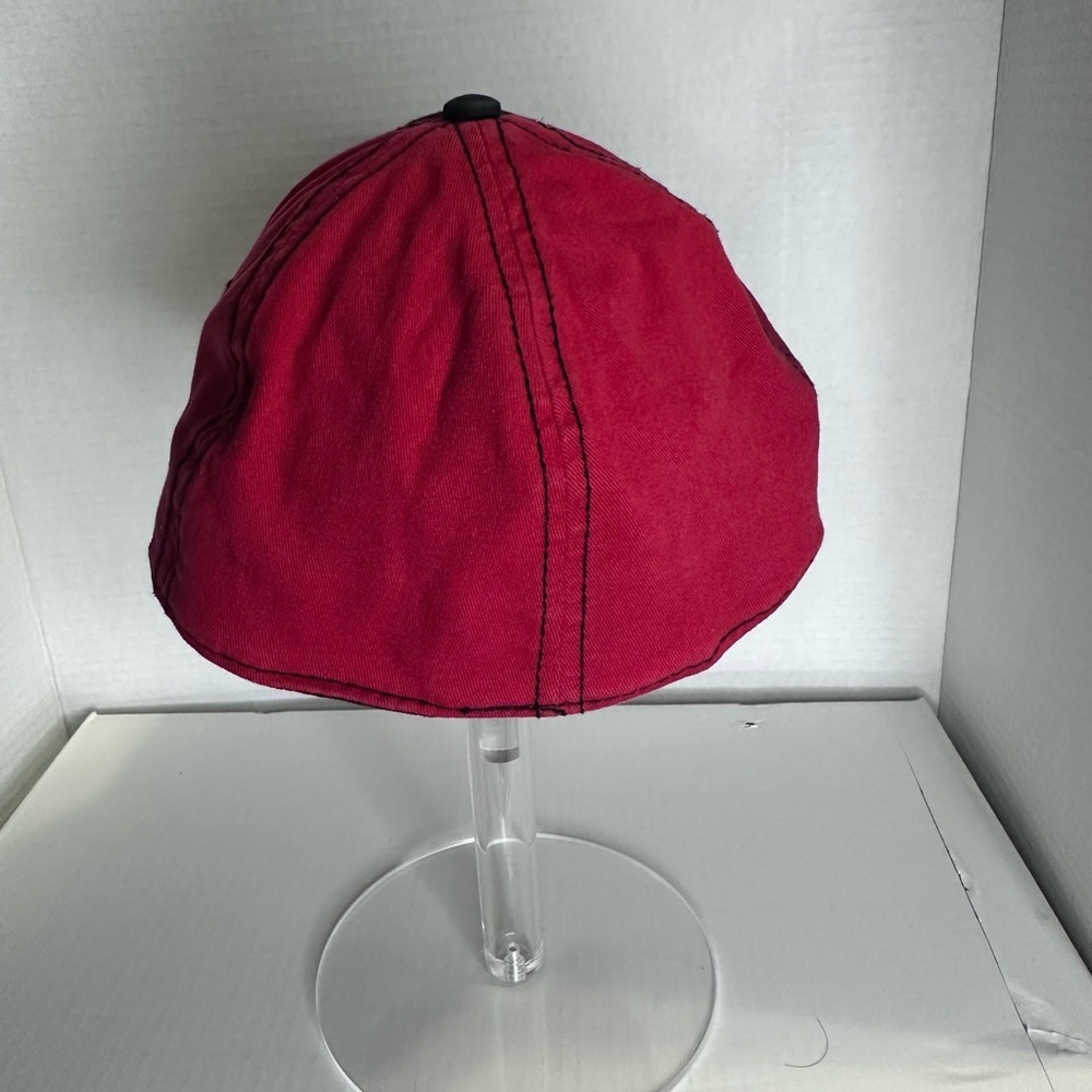 Harley-Davidson Motorcycle Red Black Men Baseball Hat Fitted One Size A-Flex Cap - Picture 4 of 6